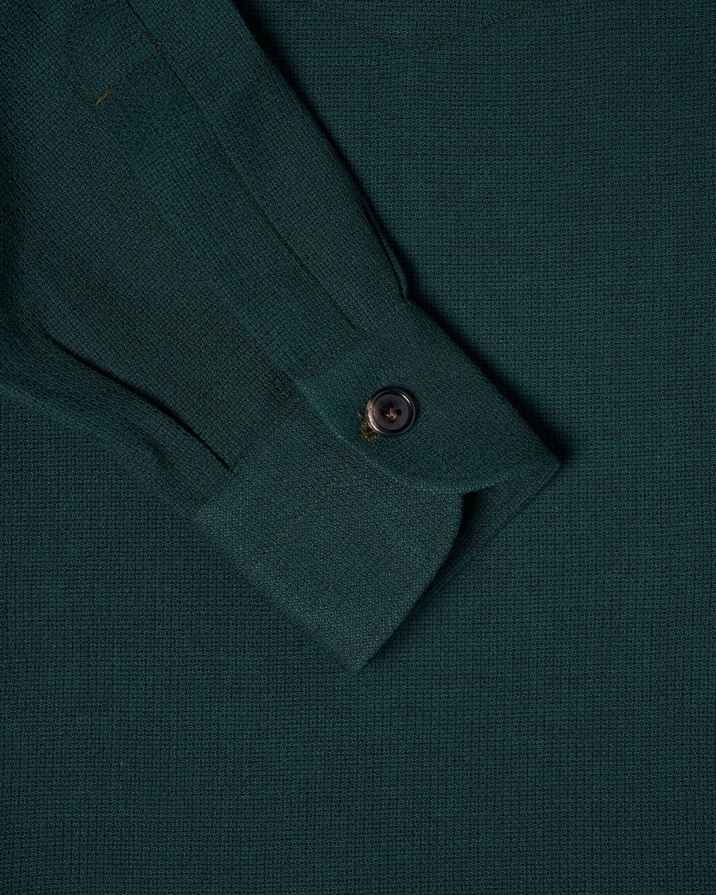 Shirt jacket - Wool - Racing green hopsack