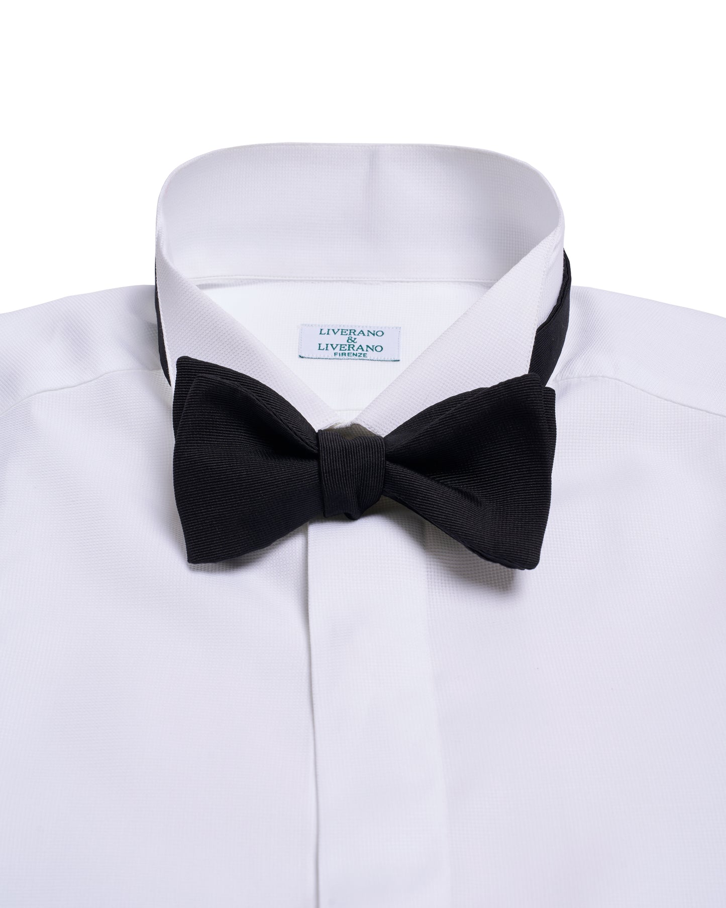 Self-tie bowtie Faille - Black - Silk
