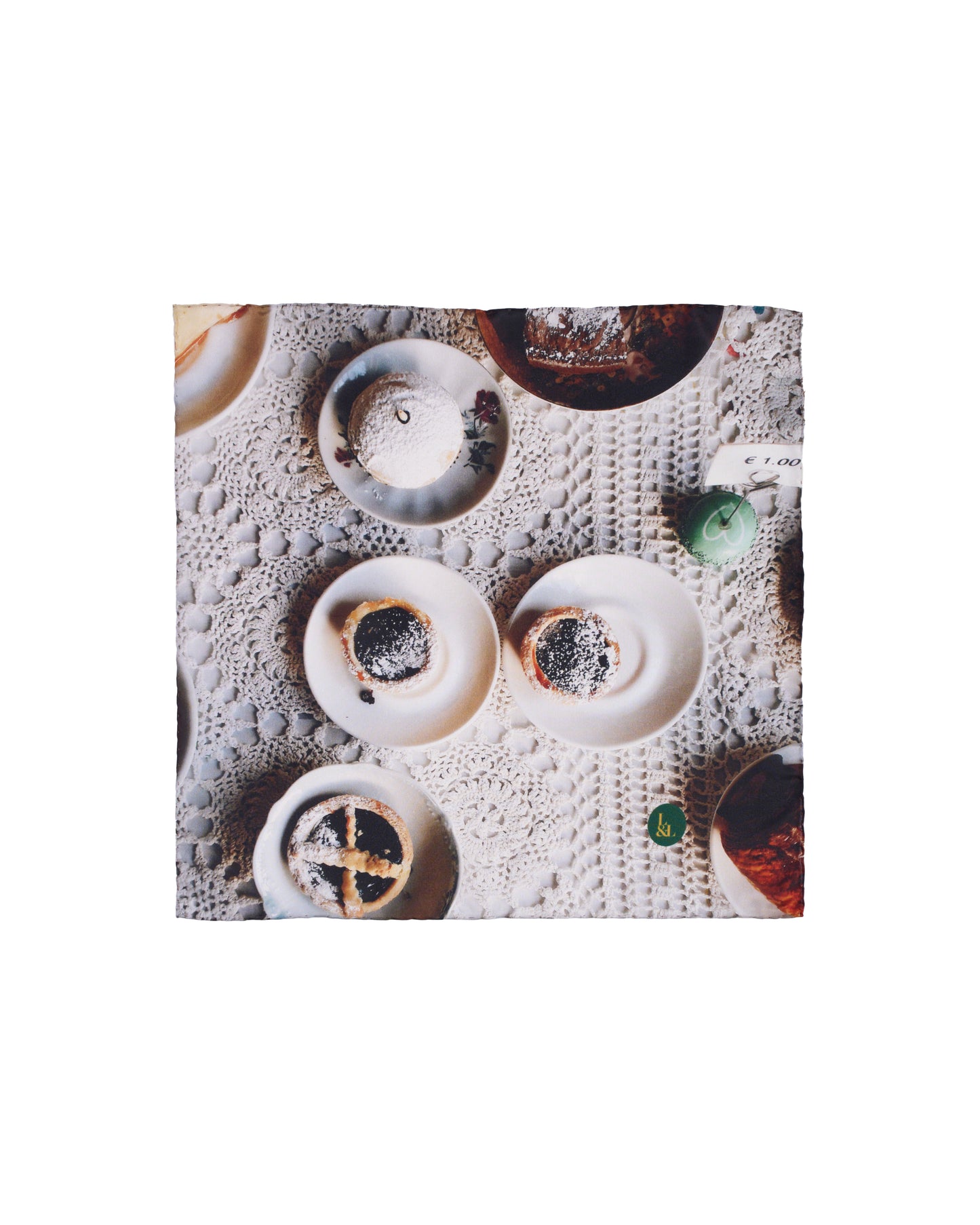 Pocket square - Silk - Café photograph