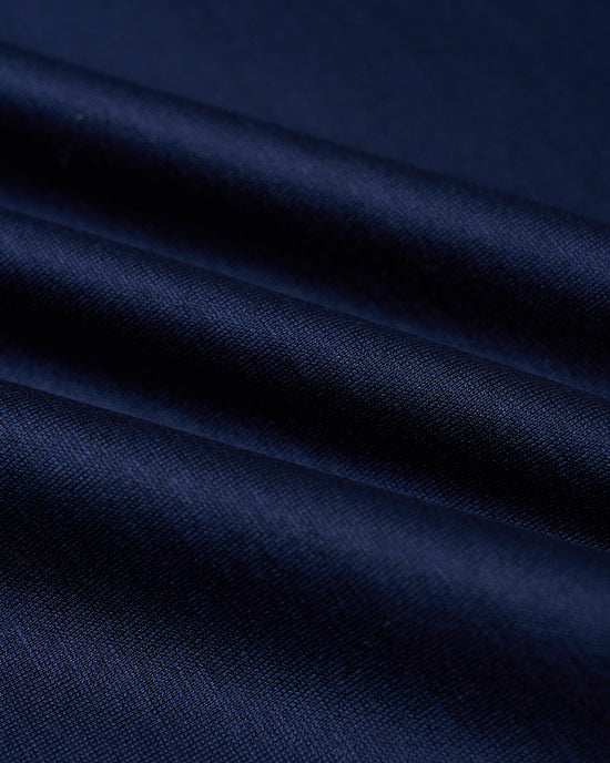 Crewneck cotton T-shirt - Navy blue