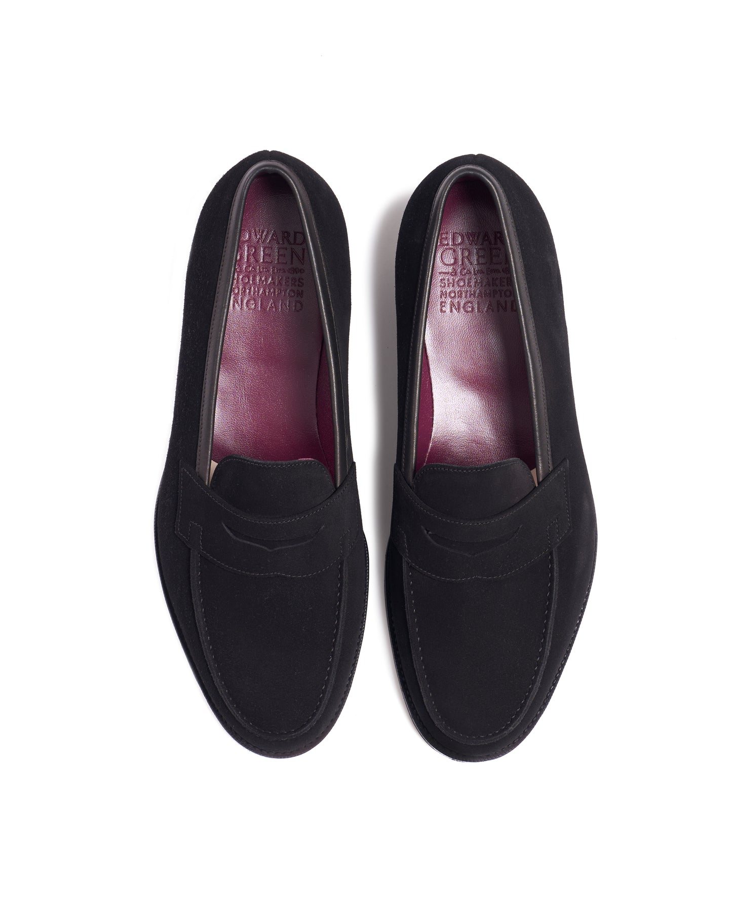 Duke - Black suede calf skin loafer