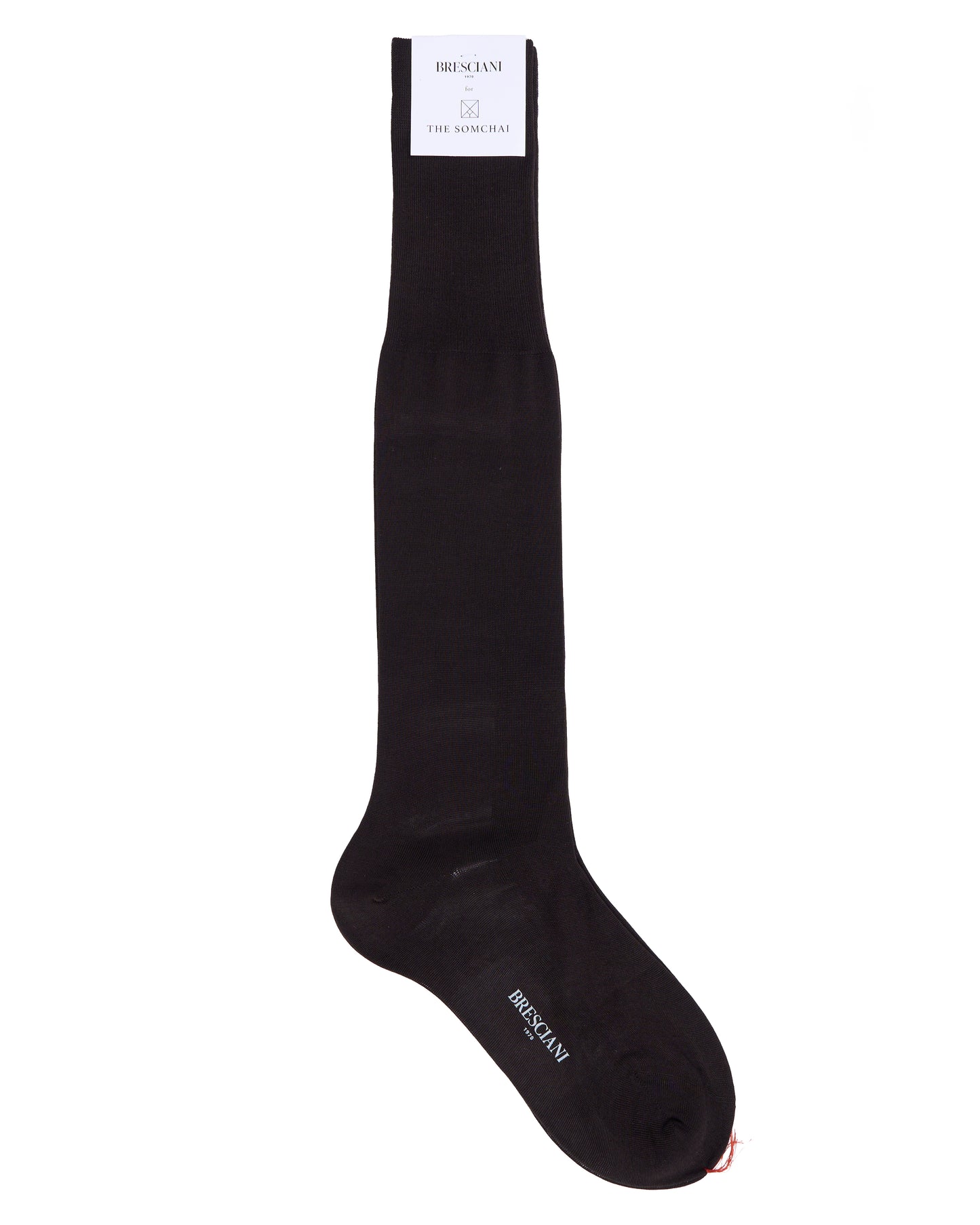 Knee length socks - Plain cotton - Cioccolato