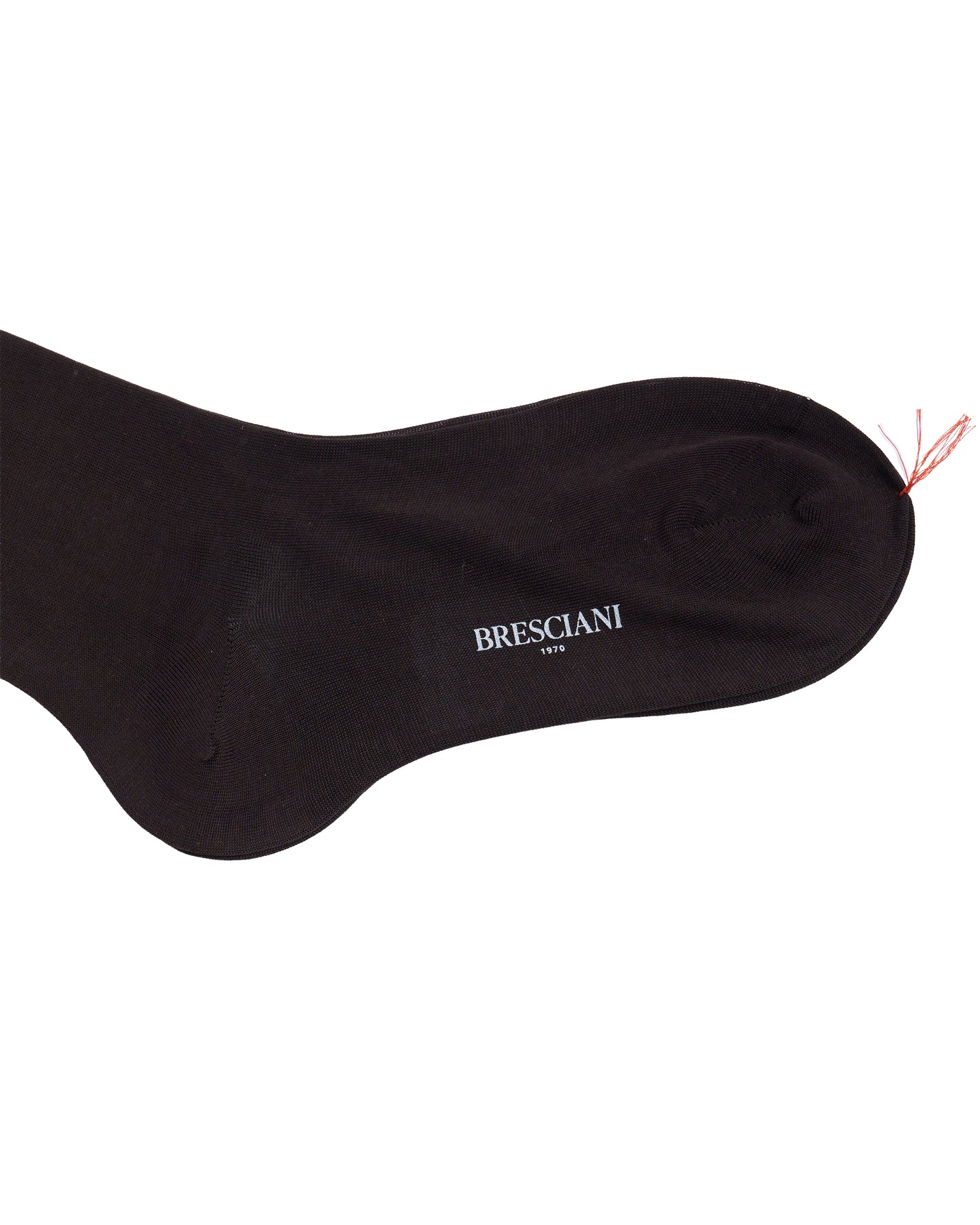 Knee length socks - Plain cotton - Cioccolato