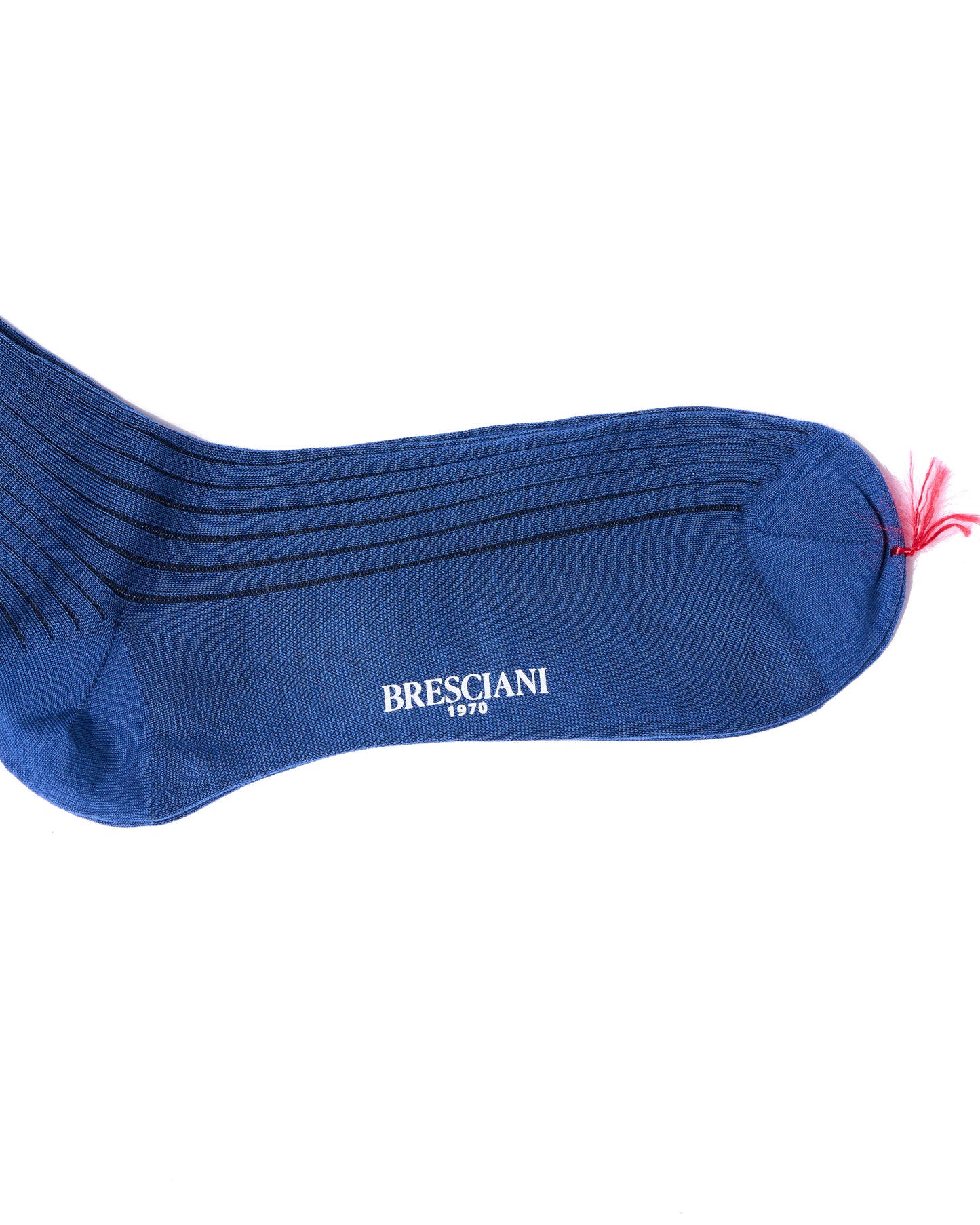 Knee length socks - Ribbed cotton - Profondo Nero