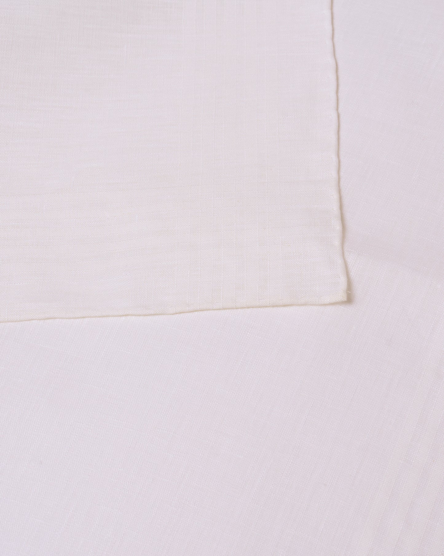Pocket square - cotton - Diver stripe - white