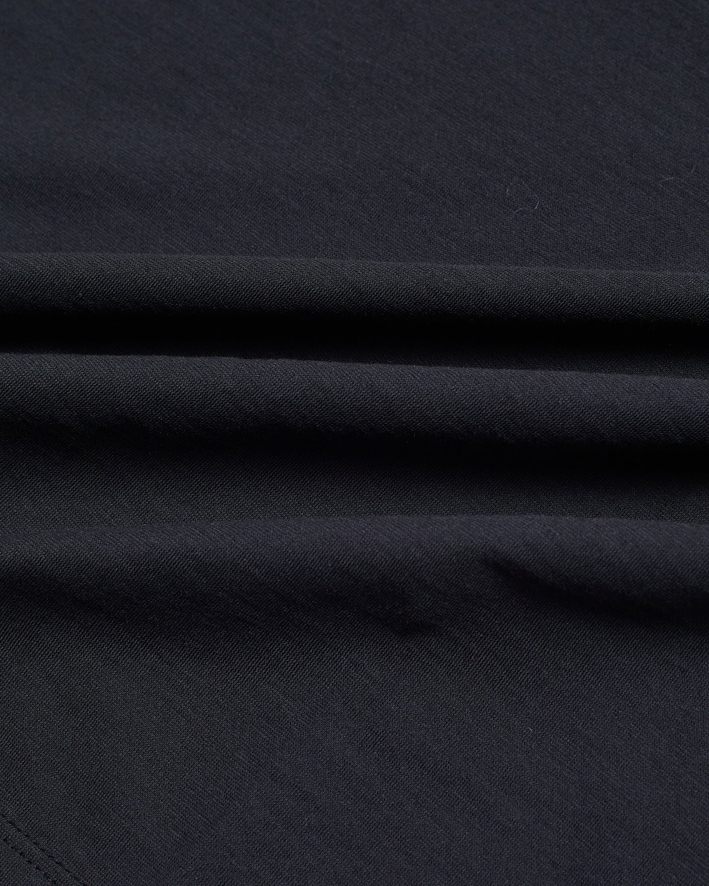 Crewneck compact cotton - Black
