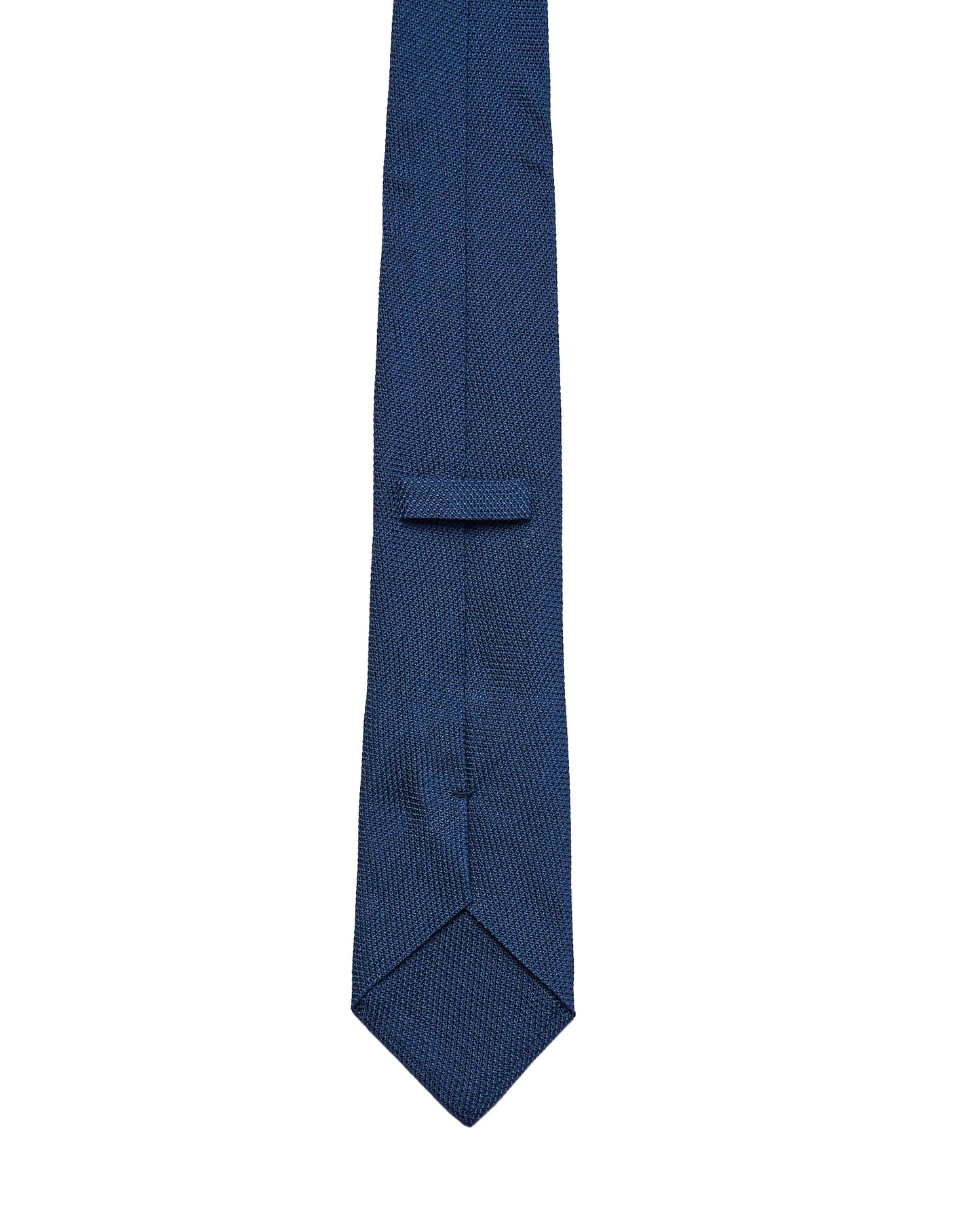Grenadine tie - 3 Fold - Navy blue small grain