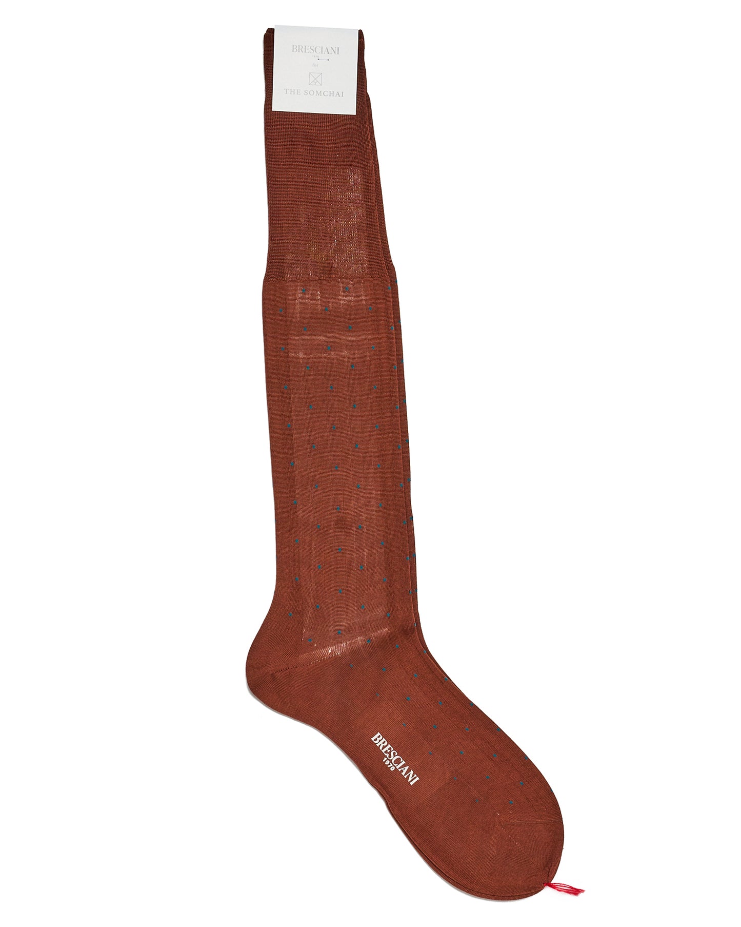 Knee length socks - Square dots cotton - Bruciato Adria