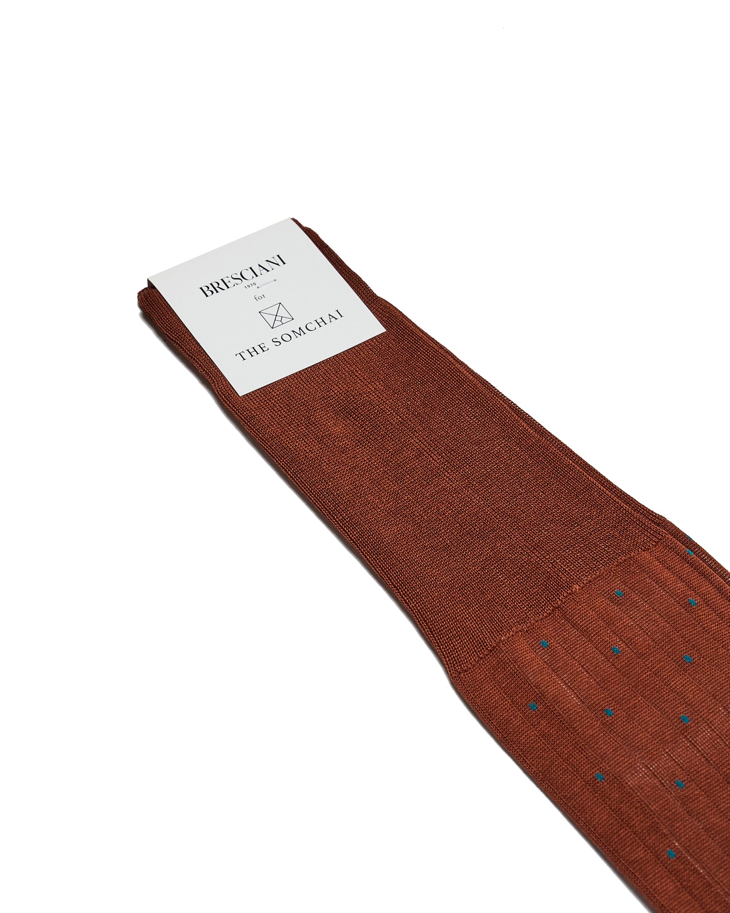 Knee length socks - Square dots cotton - Bruciato Adria