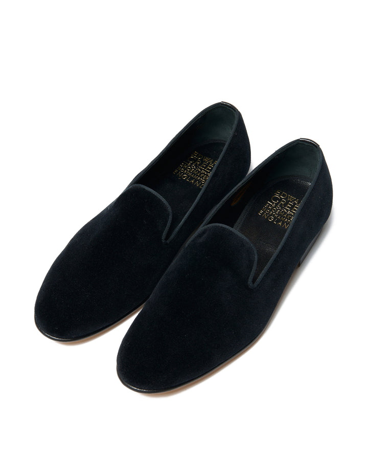 Royal Albert - Black velvet slipper - Last 389