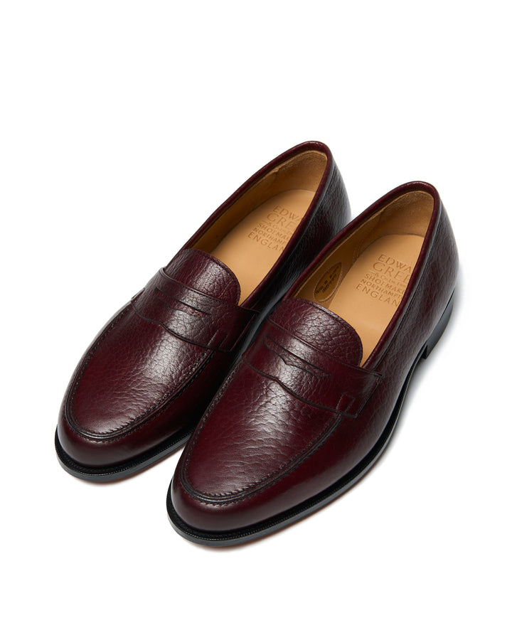 Duke - Aubergine London Grain loafer - Last 137