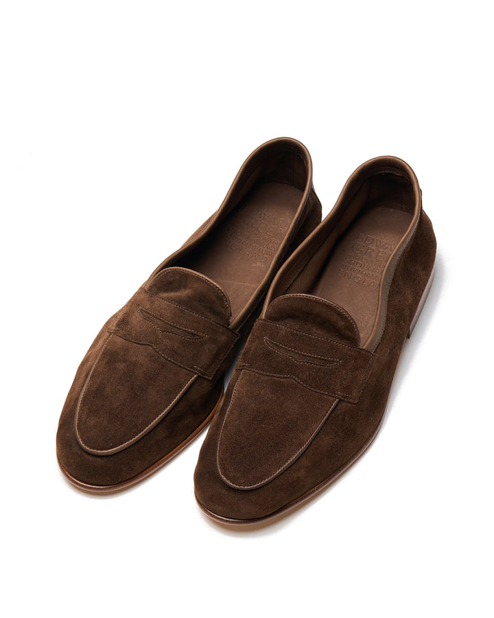 Polperro - Brown pepper baby calf suede - Last 389