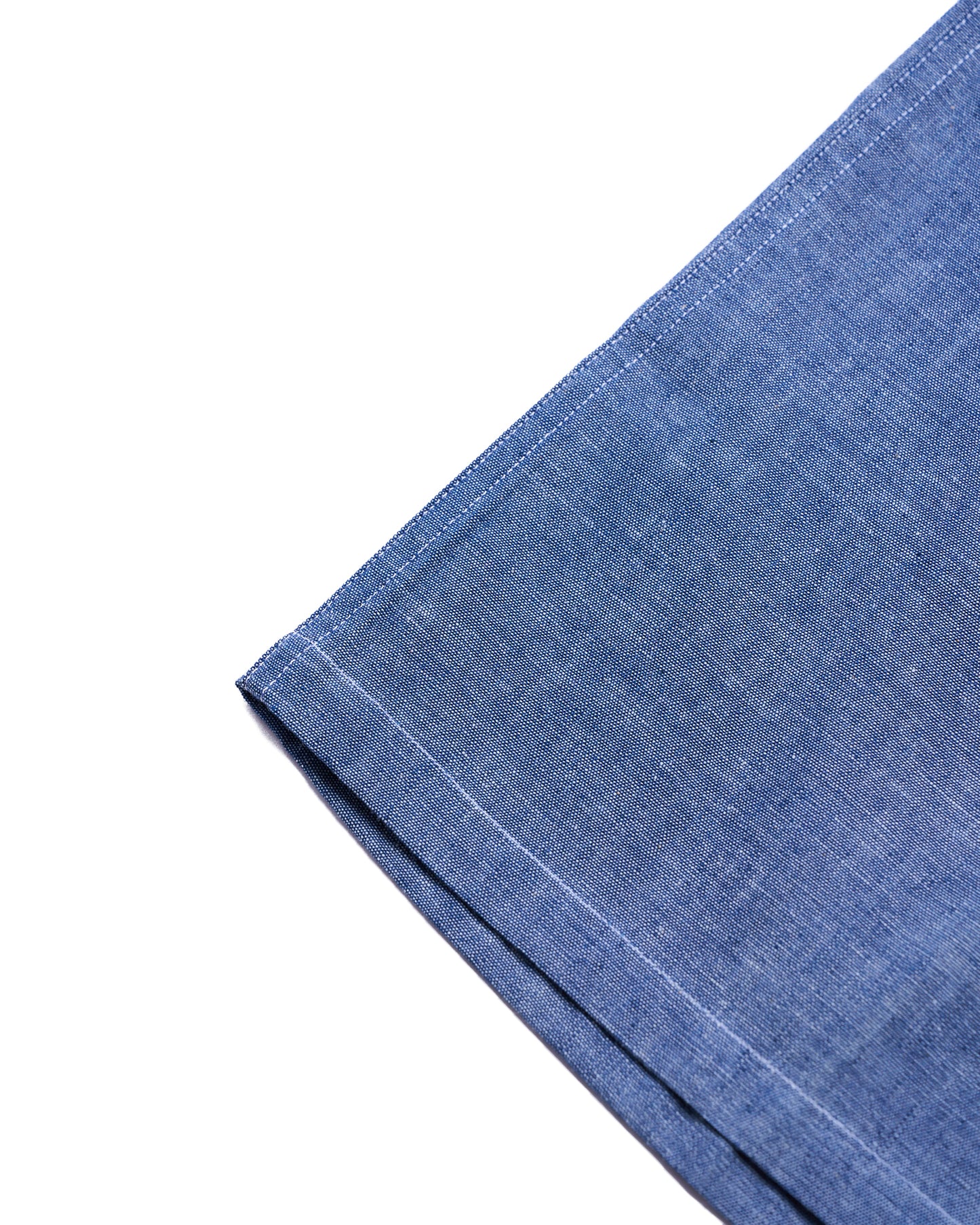 Chambray military shirt - Medium blue