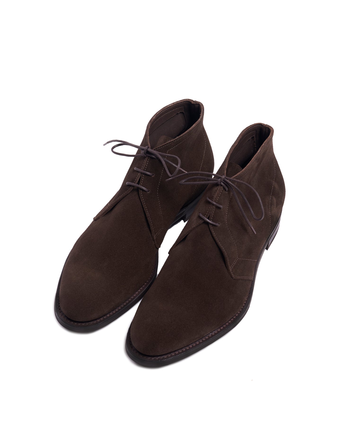 Shanklin - Espresso suede calf skin desert boot