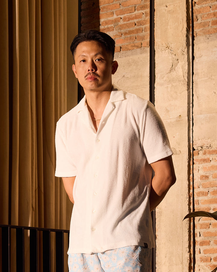 Terrycloth shirt - White