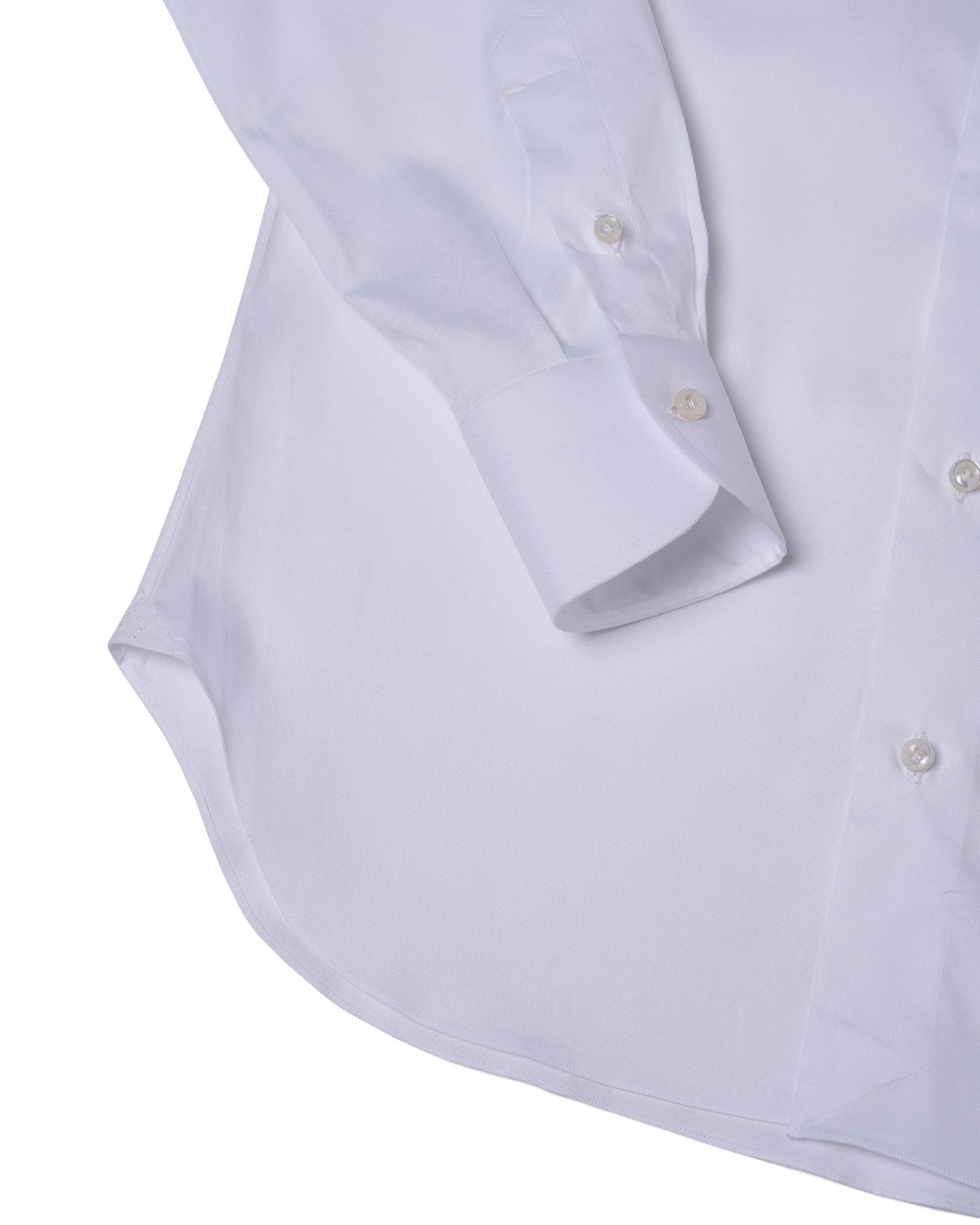 Button down shirt - White poplin cotton