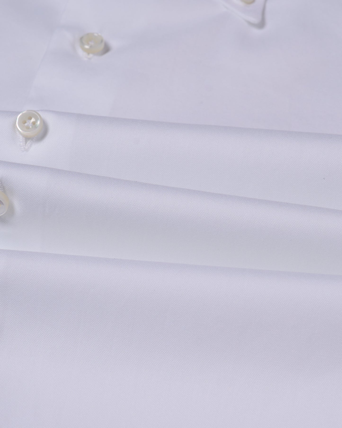 Button down shirt - White poplin cotton