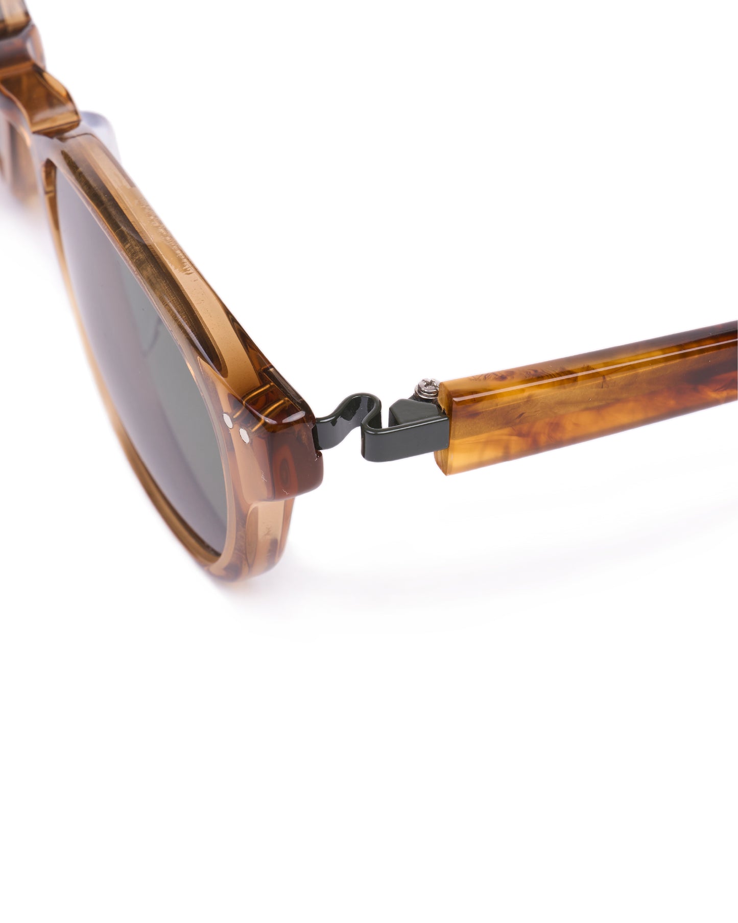 Michael model - Brown frame - Green hinge - Amber dino arm