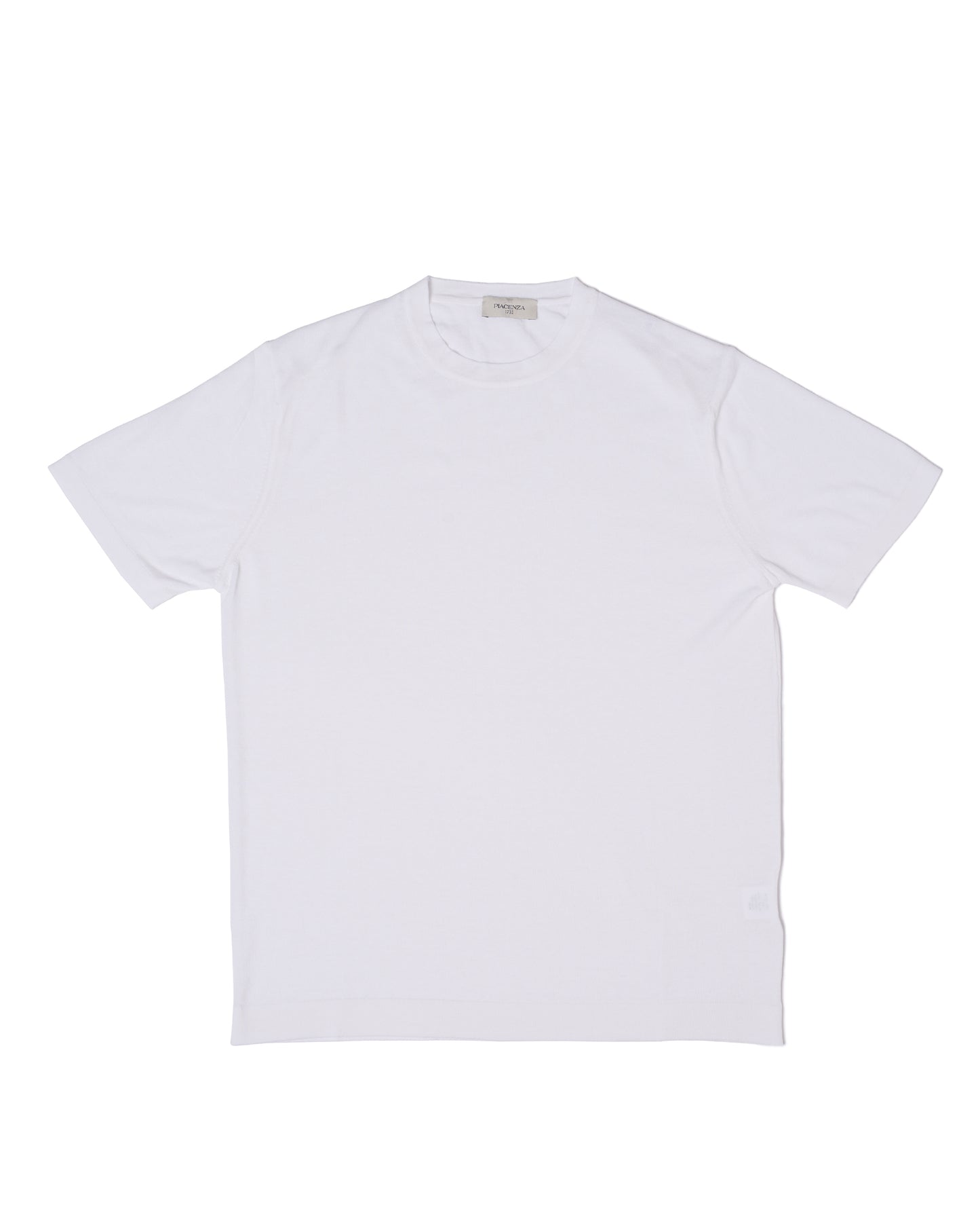 Knitted crewneck - white - crepe cotton
