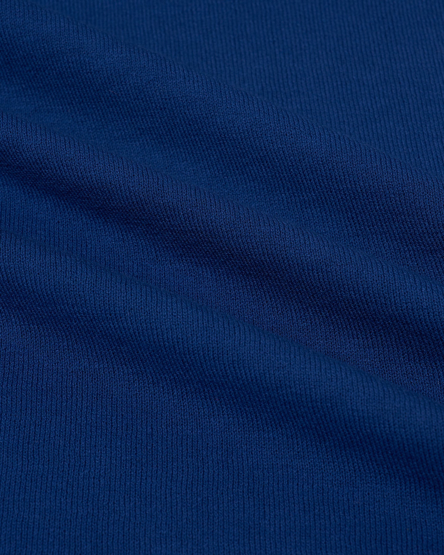 Knitted crewneck - Blue - crepe cotton