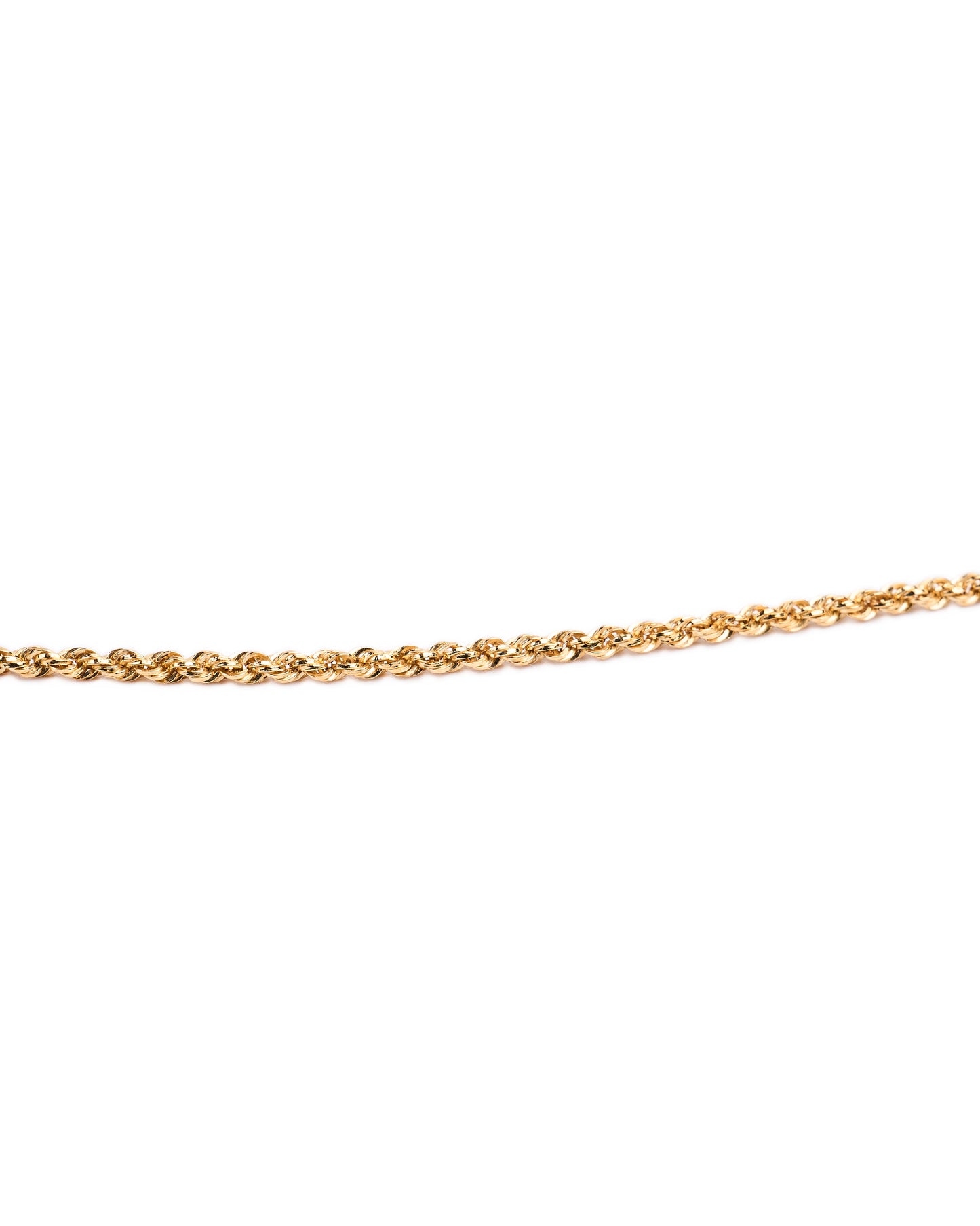 18K gold Rope chain bracelet