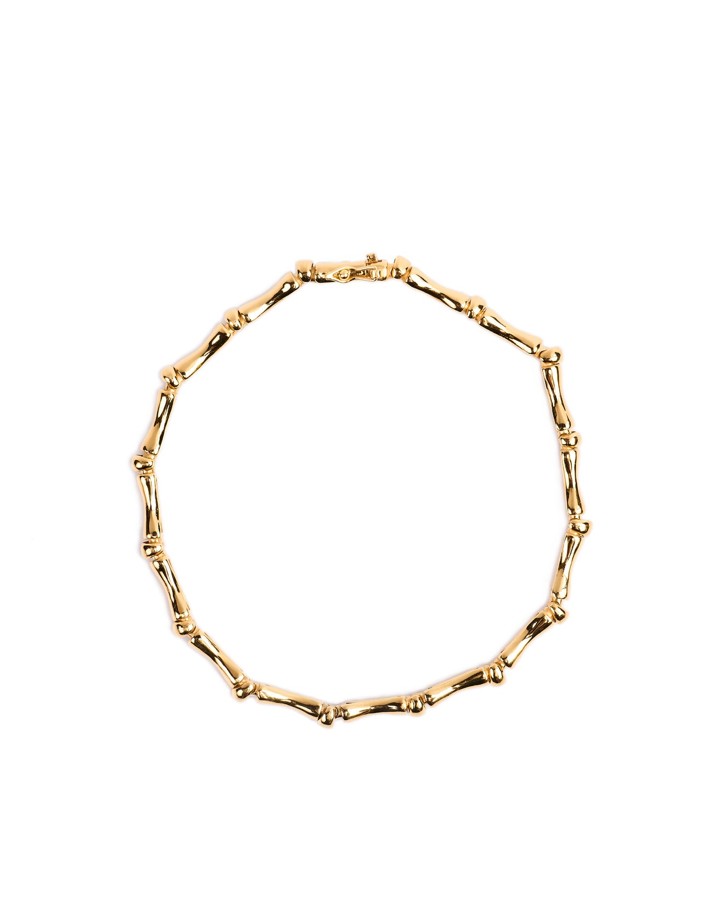 18K gold bone bracelet