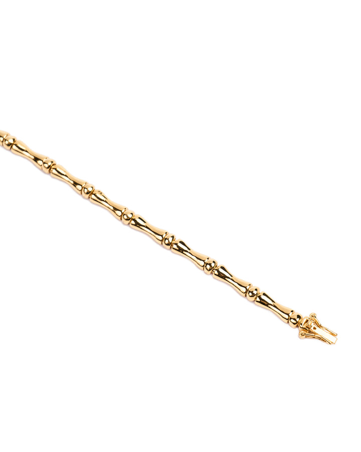 18K gold bone bracelet