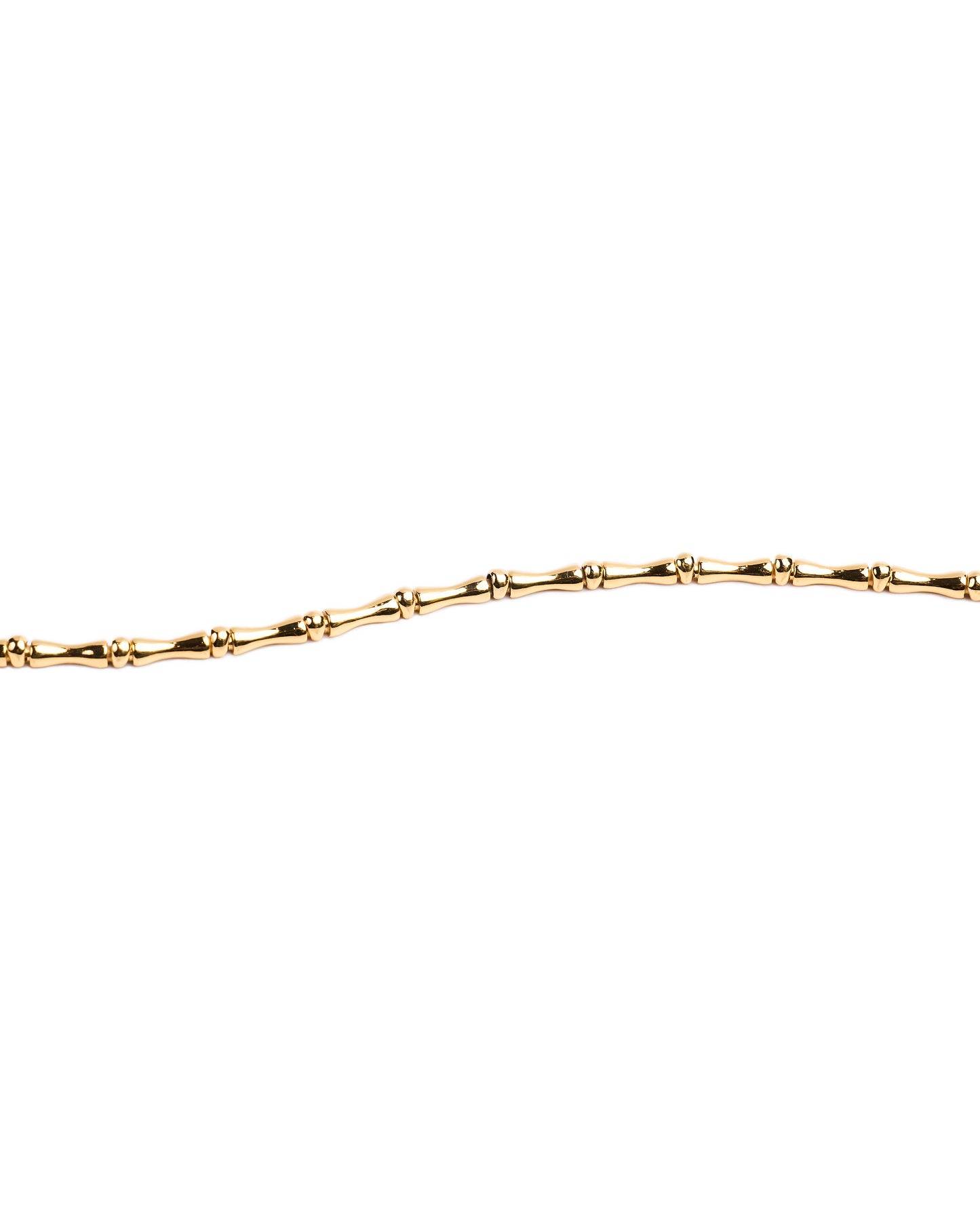 18K gold bone bracelet