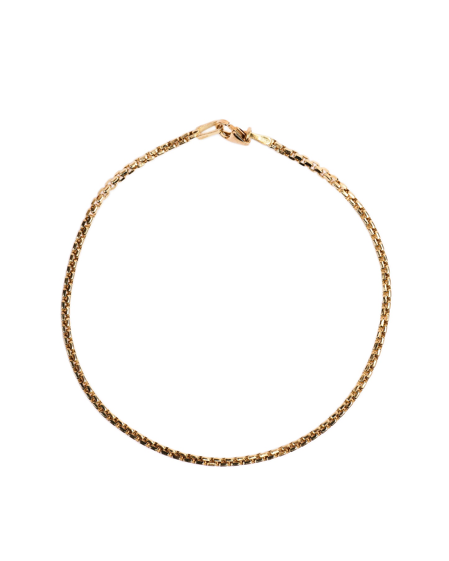 18K gold Square chain bracelet