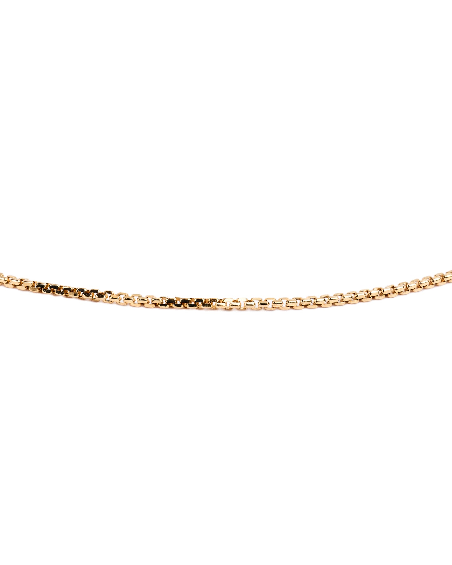 18K gold Square chain bracelet