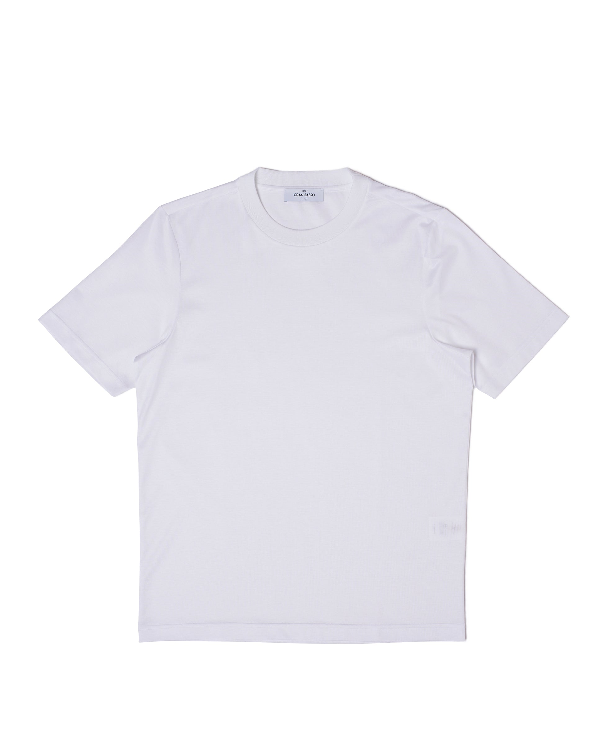 Crewneck cotton jersey T-shirt - White