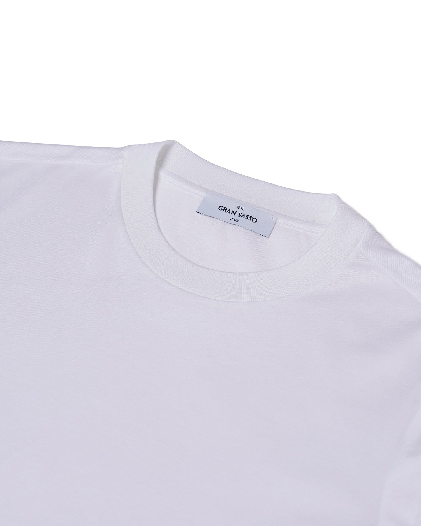 Crewneck cotton jersey T-shirt - White