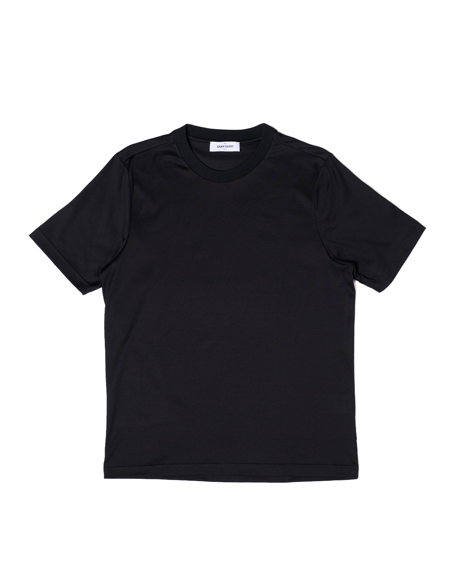 Crewneck cotton jersey T-shirt - Black