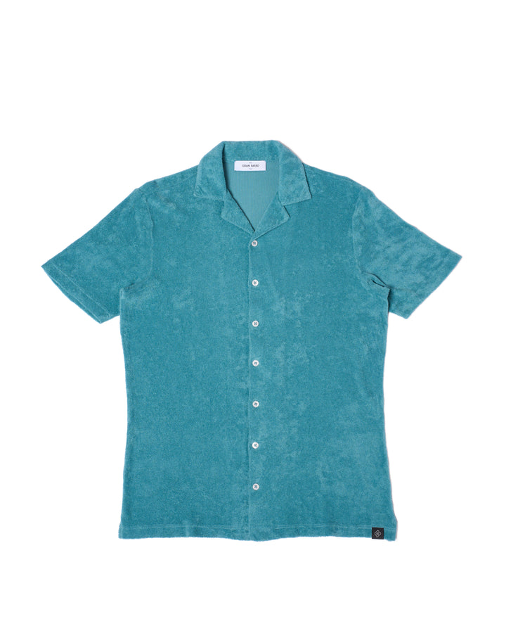 Terrycloth shirt - Aqua blue