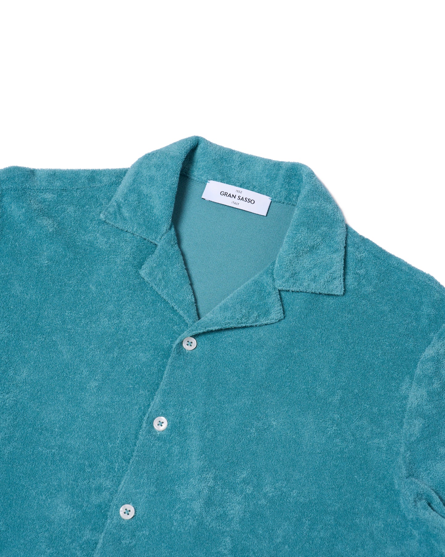 Terrycloth shirt - Aqua blue