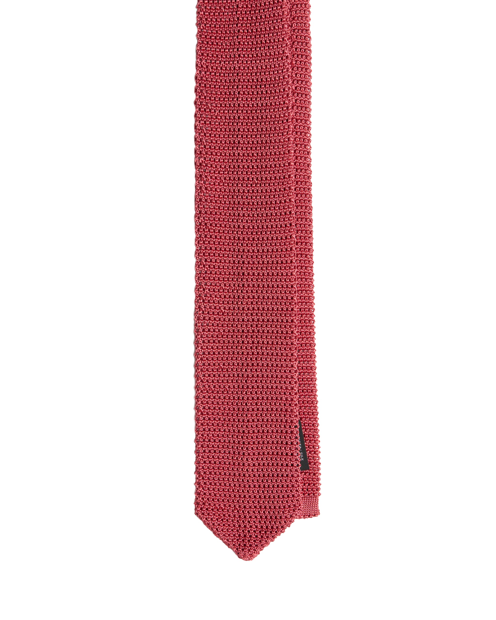 Knitted tie - Plain pink