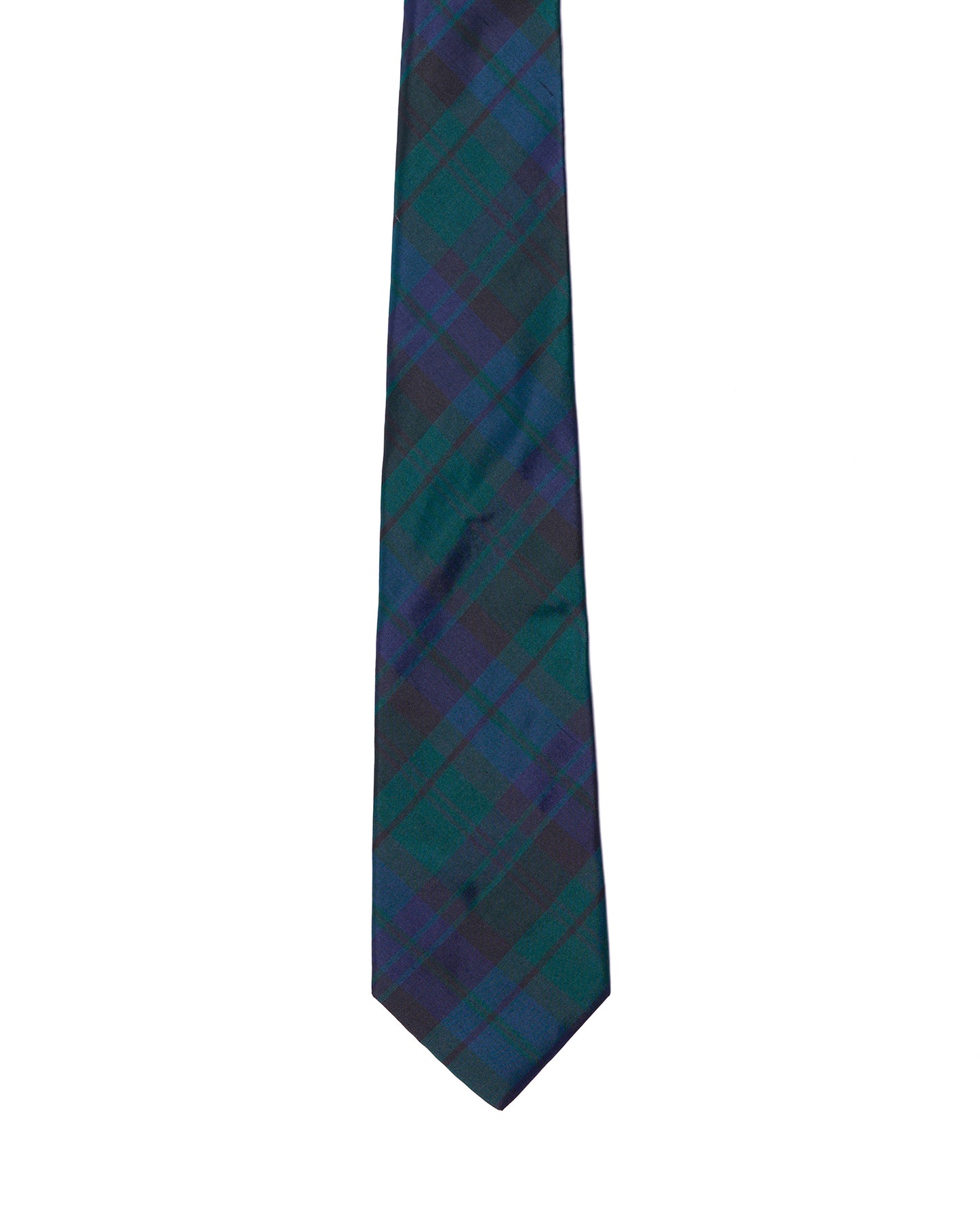 Printed Tie - 3 Fold - Green, black and blue gradient