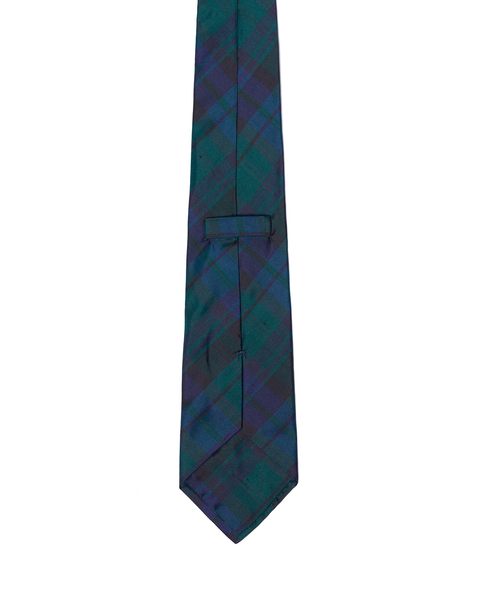 Printed Tie - 3 Fold - Green, black and blue gradient