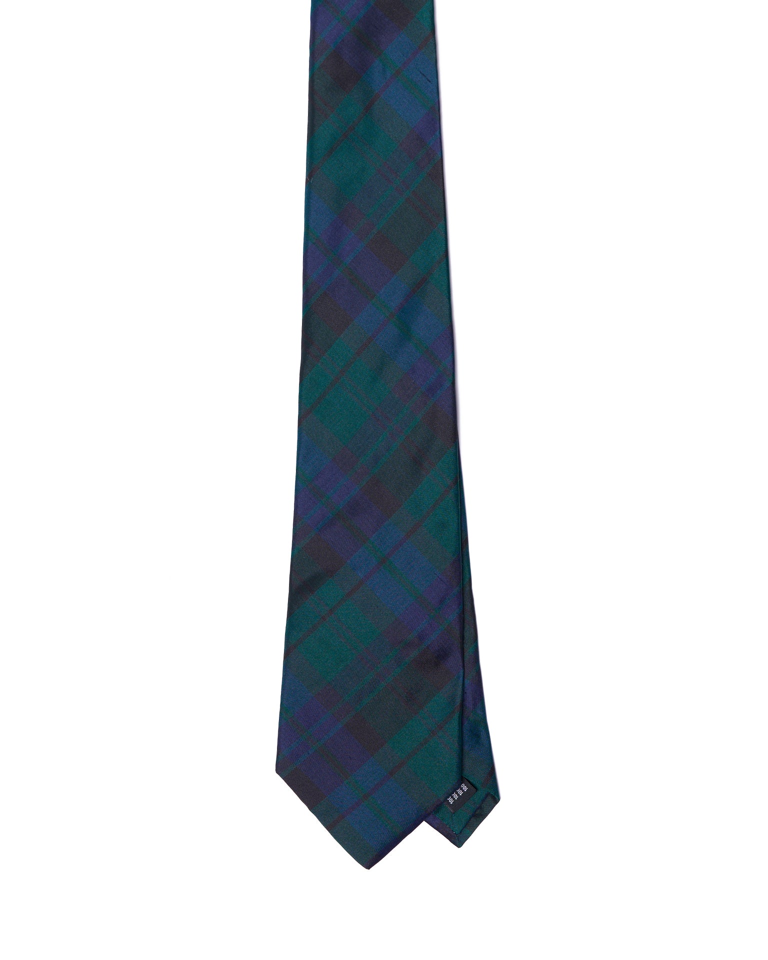 Printed Tie - 3 Fold - Green, black and blue gradient