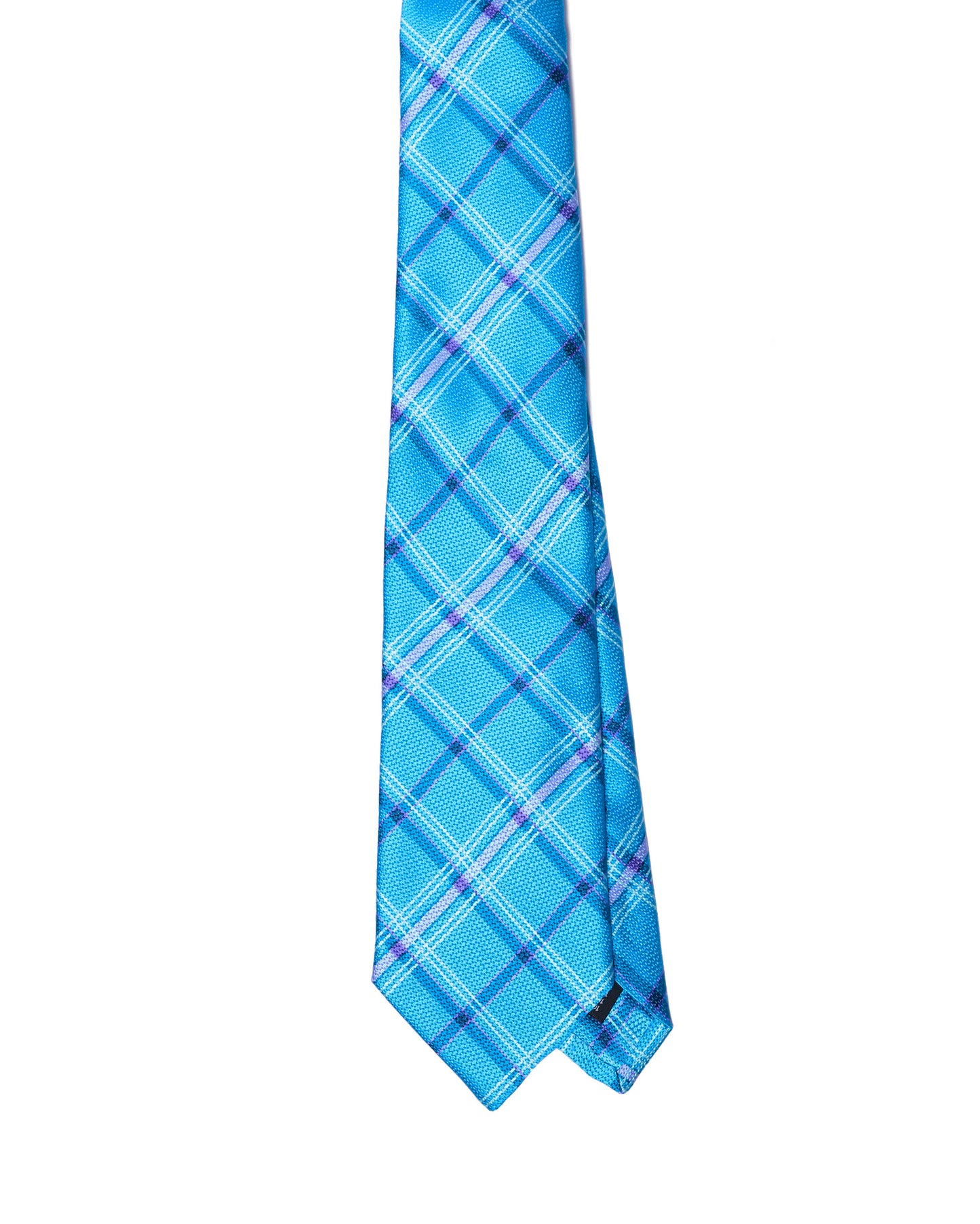 Grenadine tie - 3 Fold - Light blue with window