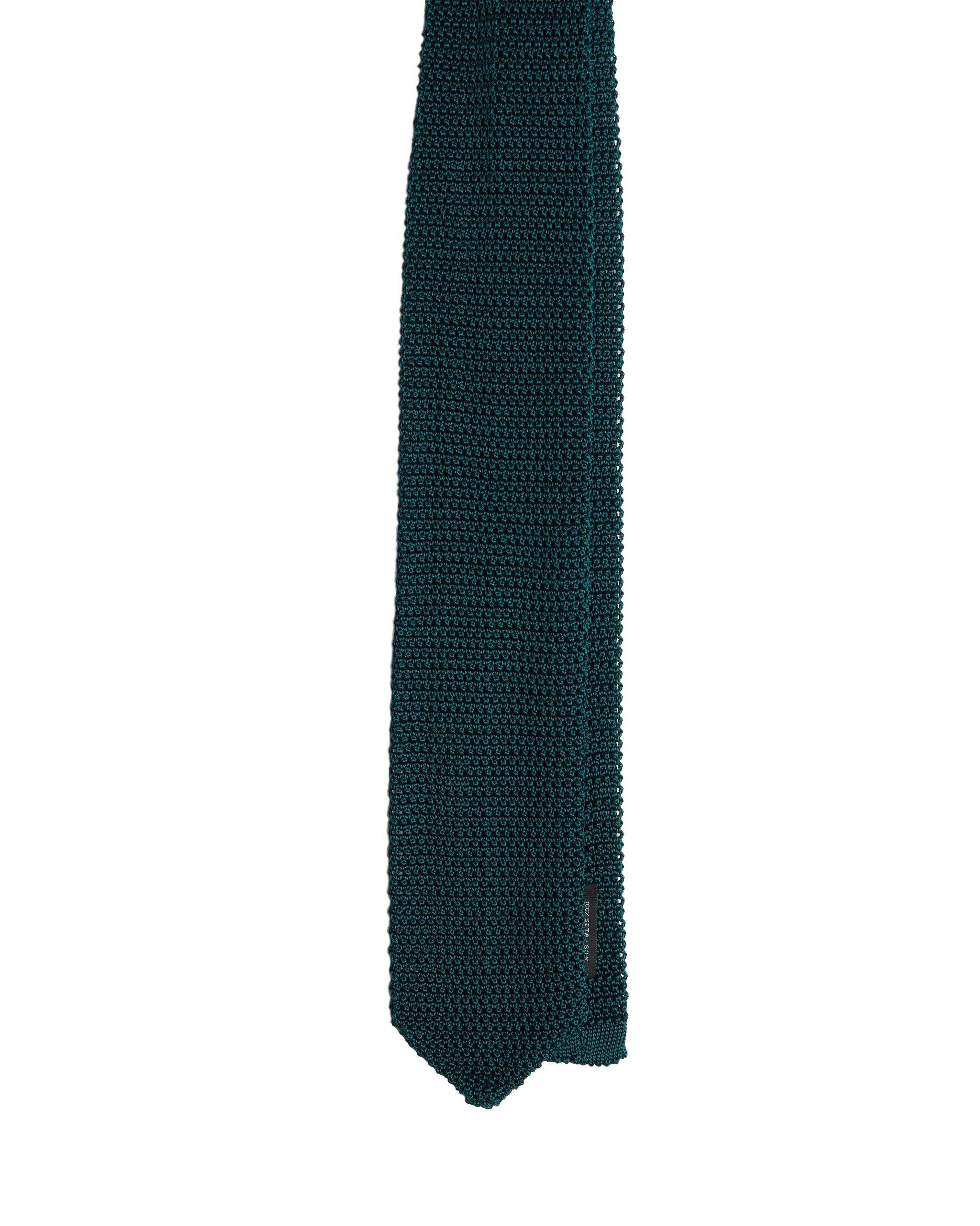 Knitted tie - Forest green