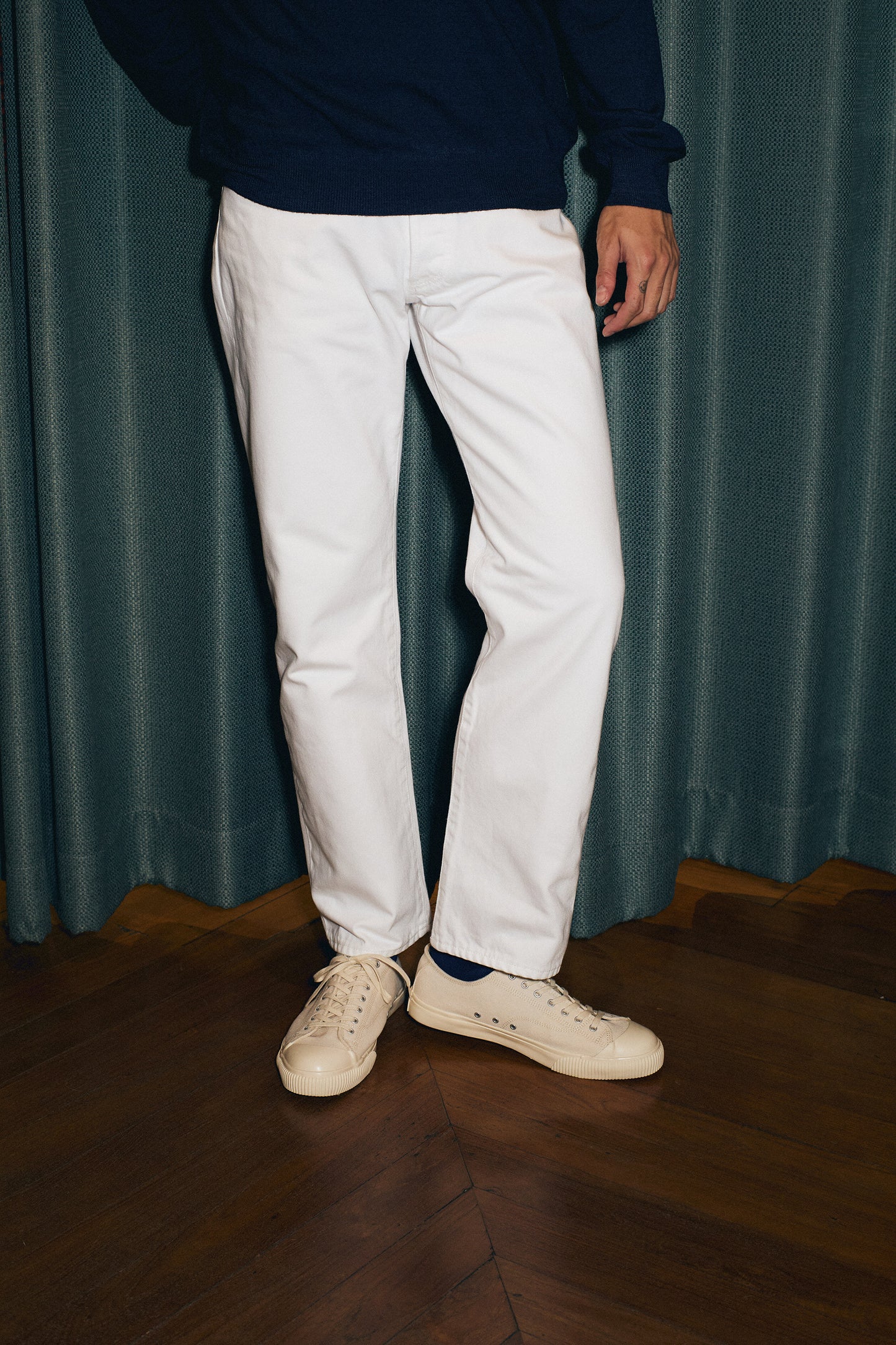 14 oz Selvedge jean - White