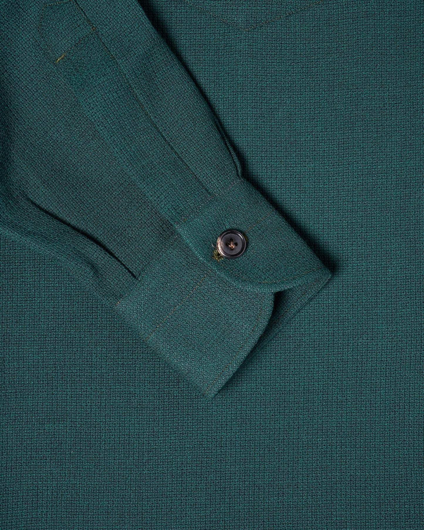 Shirt jacket - Wool - Racing green hopsack