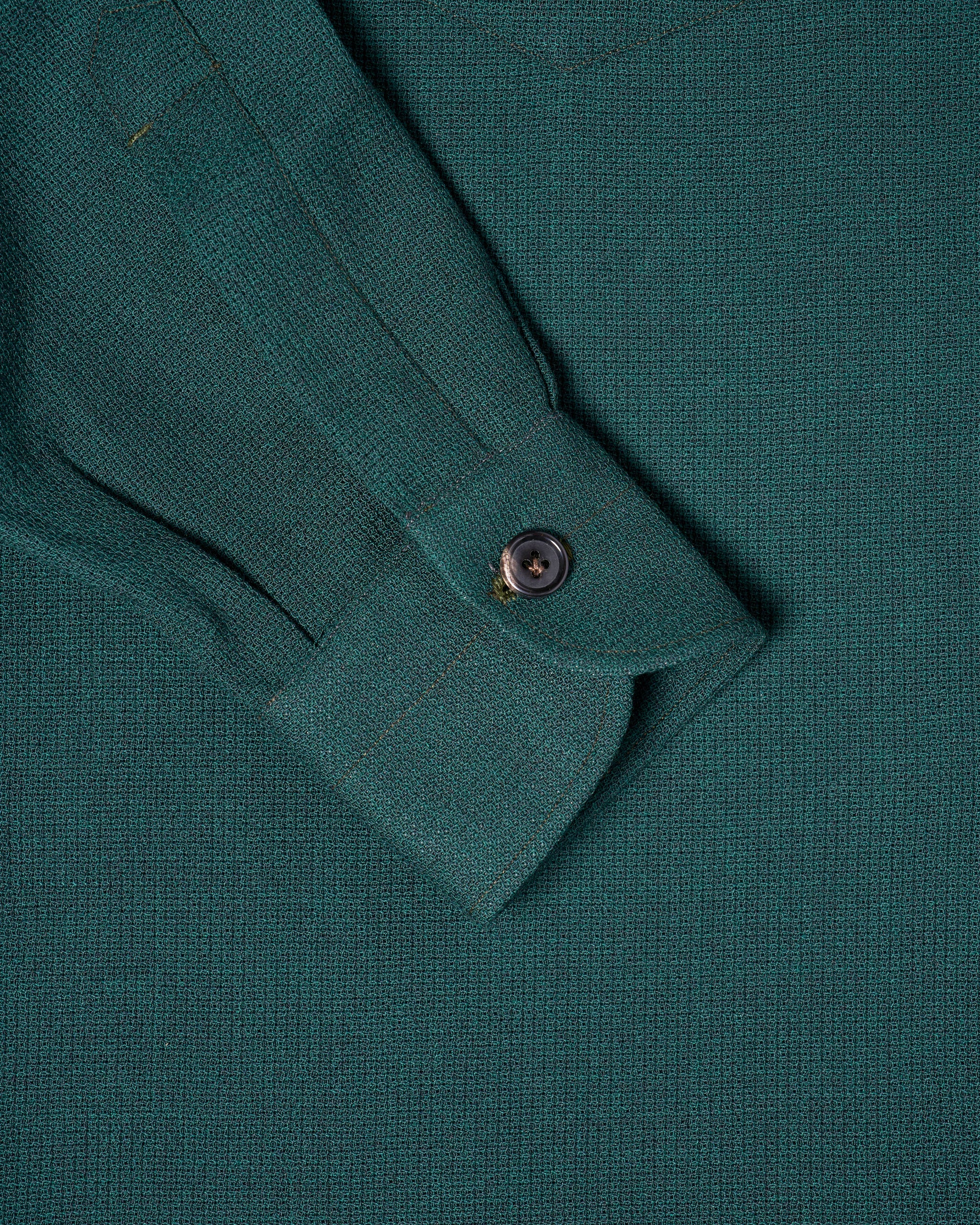 Shirt jacket - Wool - Racing green hopsack