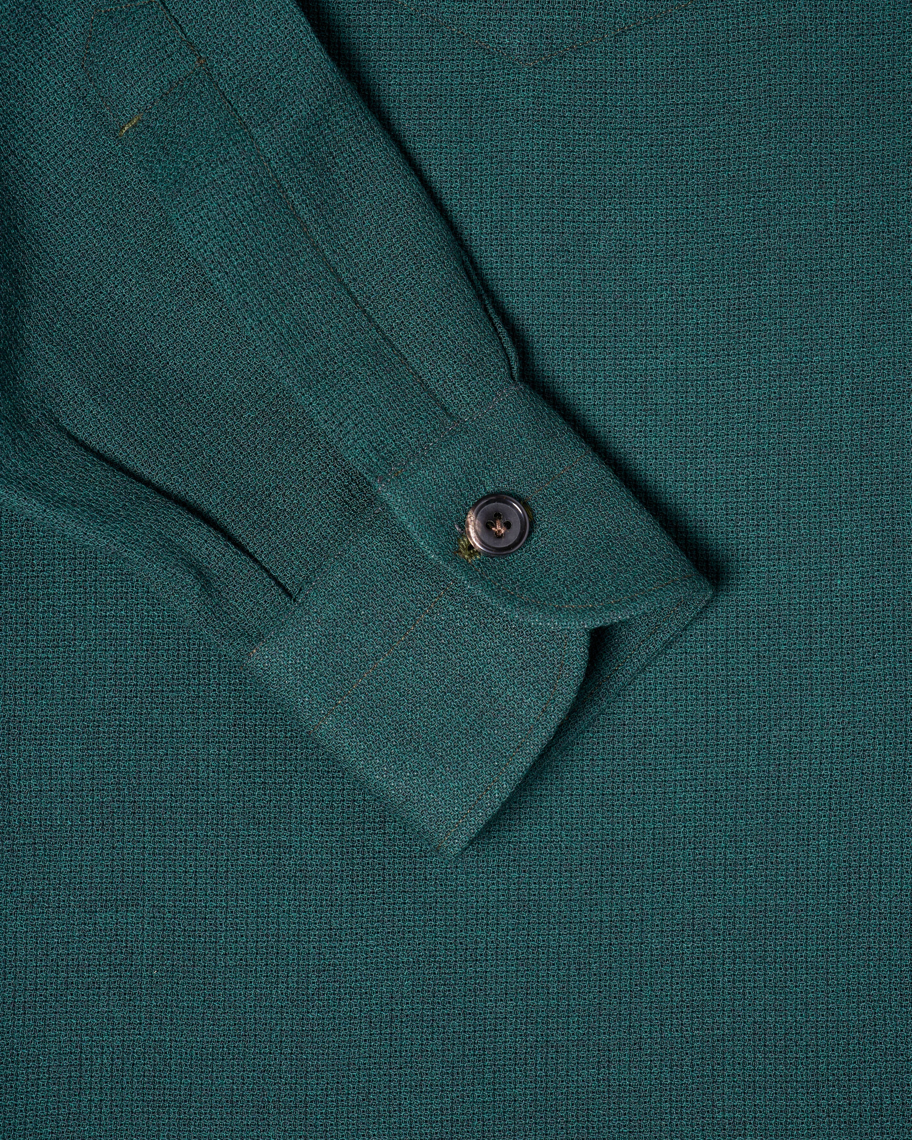 Shirt jacket - Wool - Racing green hopsack