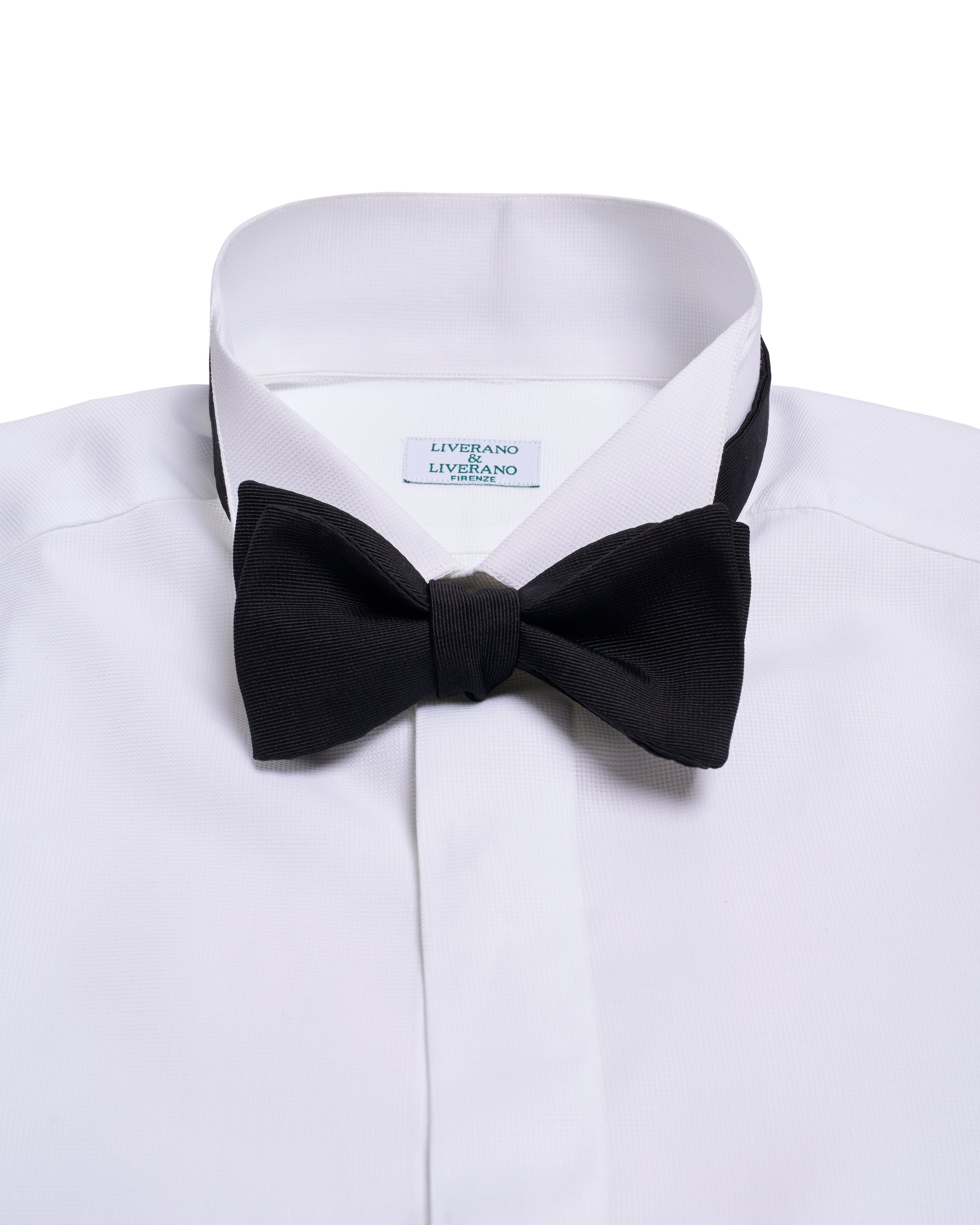 Self-tie bowtie Faille - Black - Silk