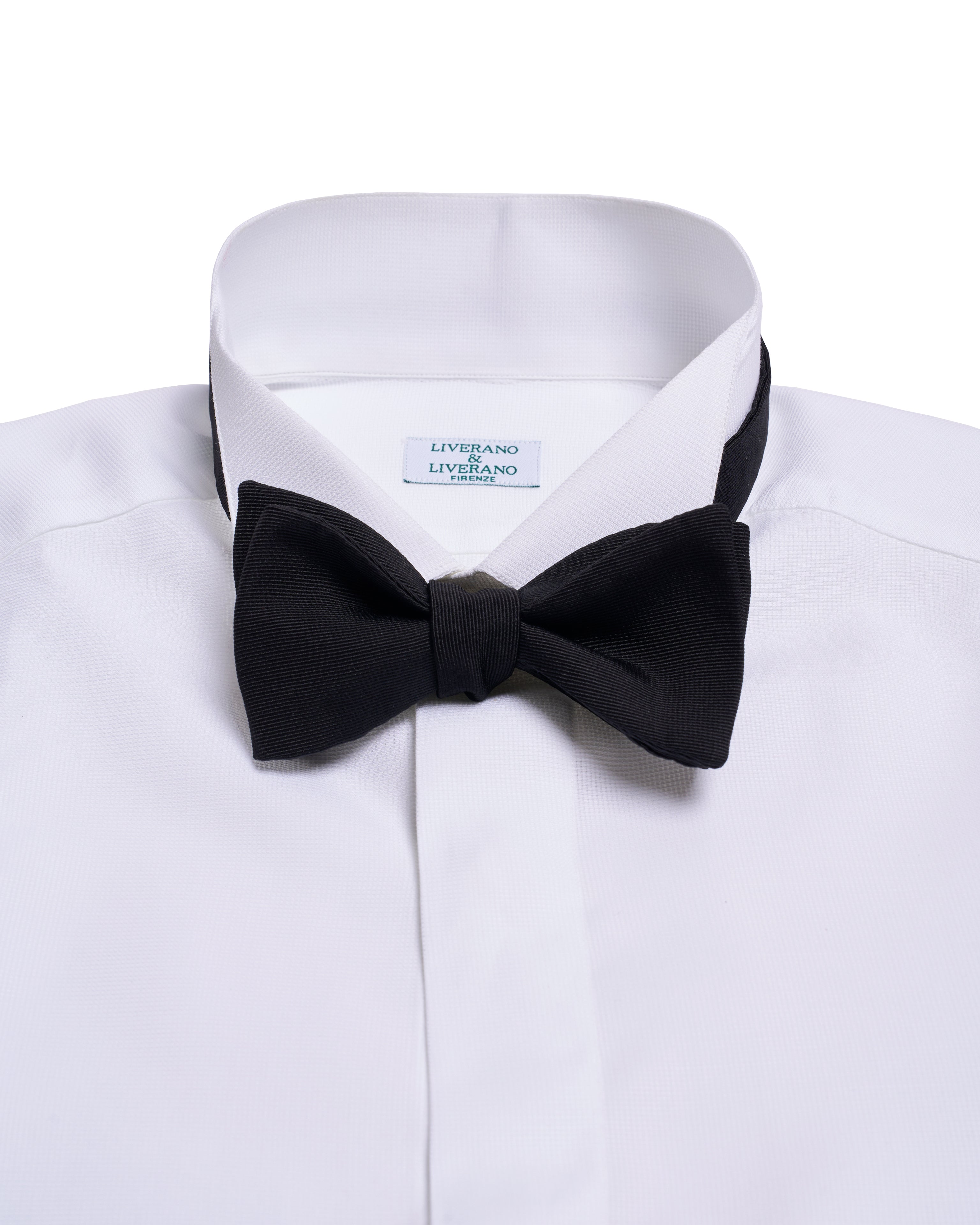 Self-tie bowtie Faille - Black - Silk
