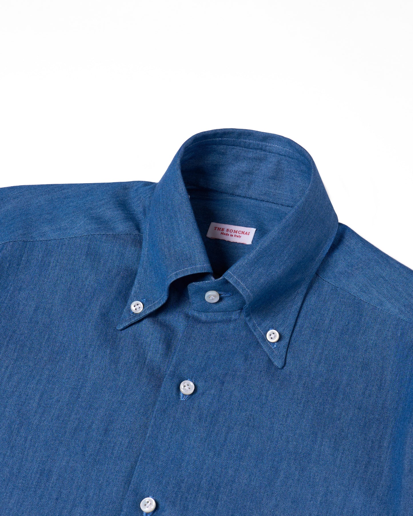 Button down shirt - Medium blue denim