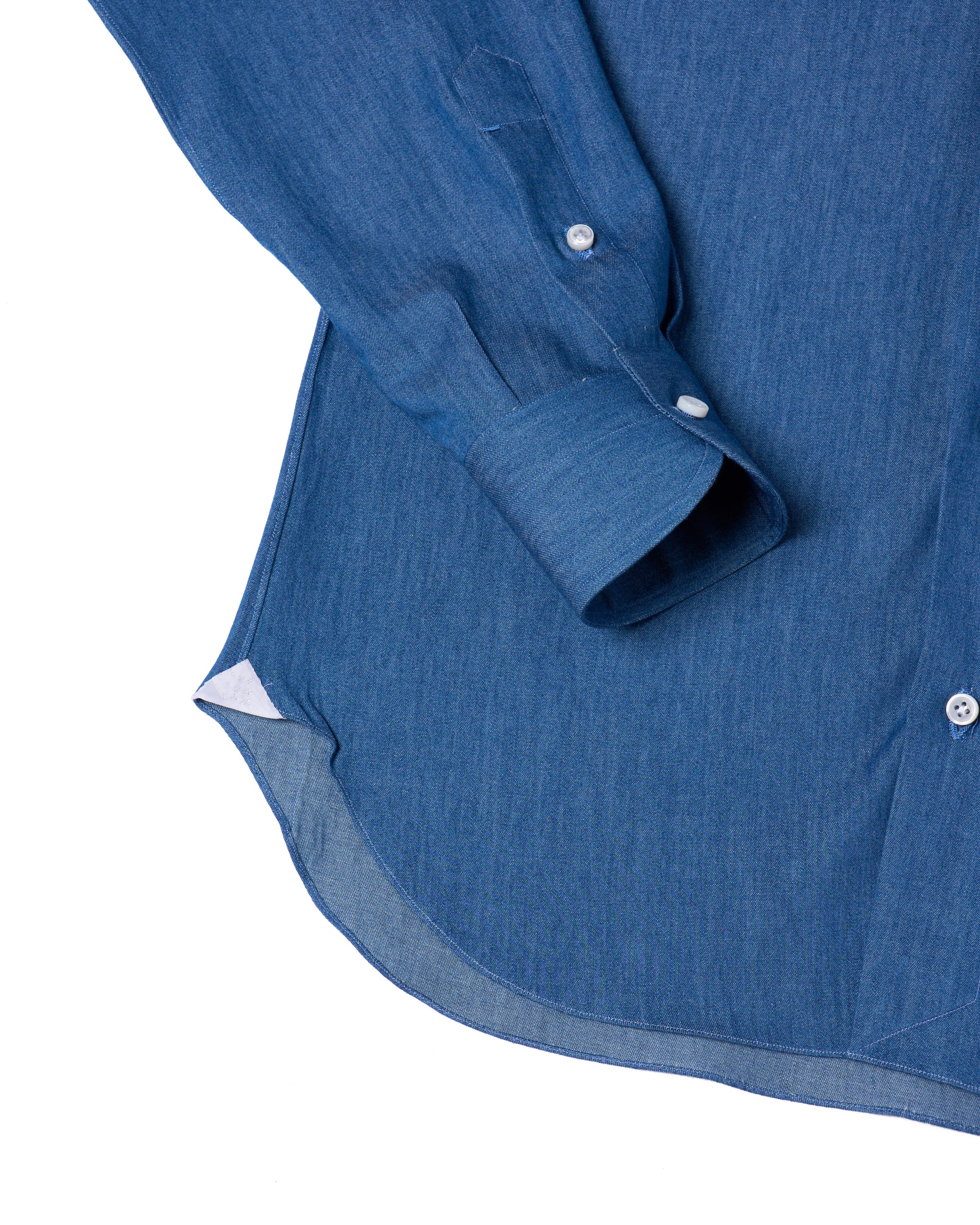 Button down shirt - Medium blue denim