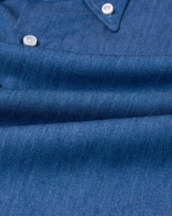 Button down shirt - Medium blue denim